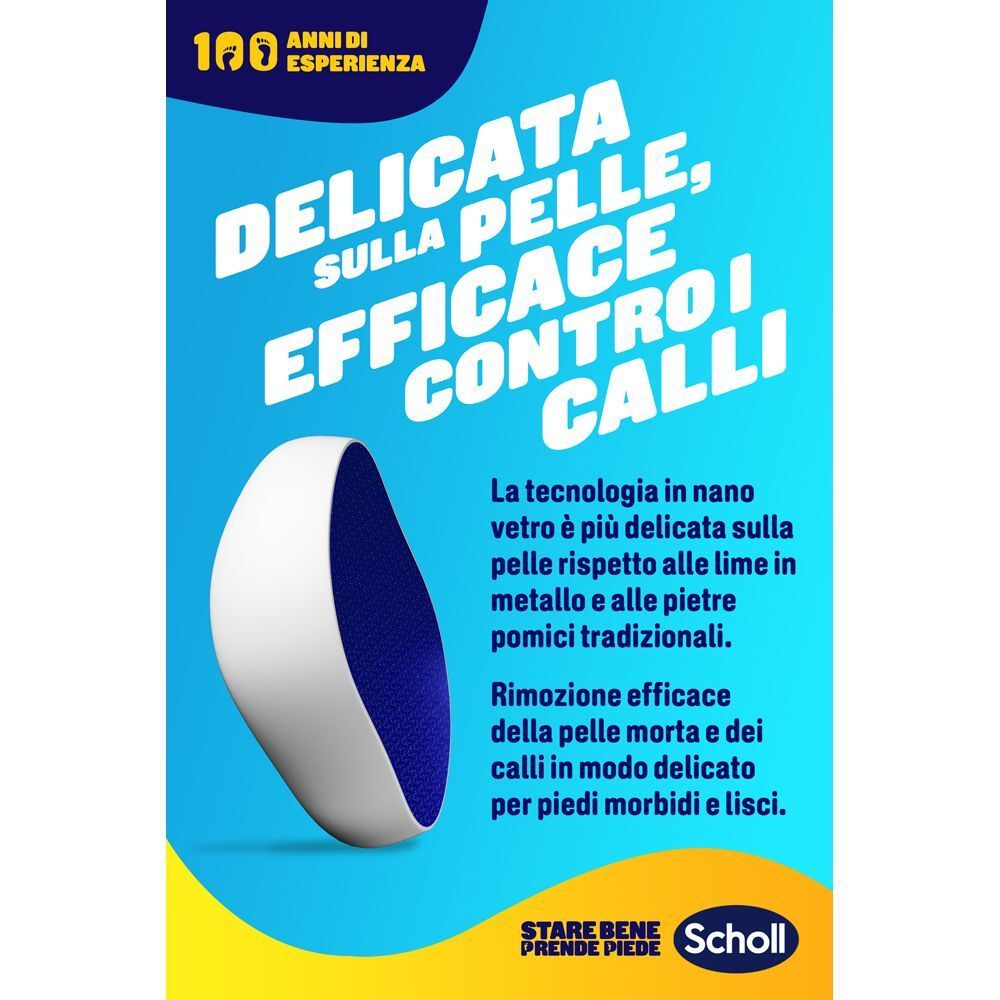 Scholl Lima Piedi Pelle Dura, delicato sulla pelle ed efficace contro i calli.