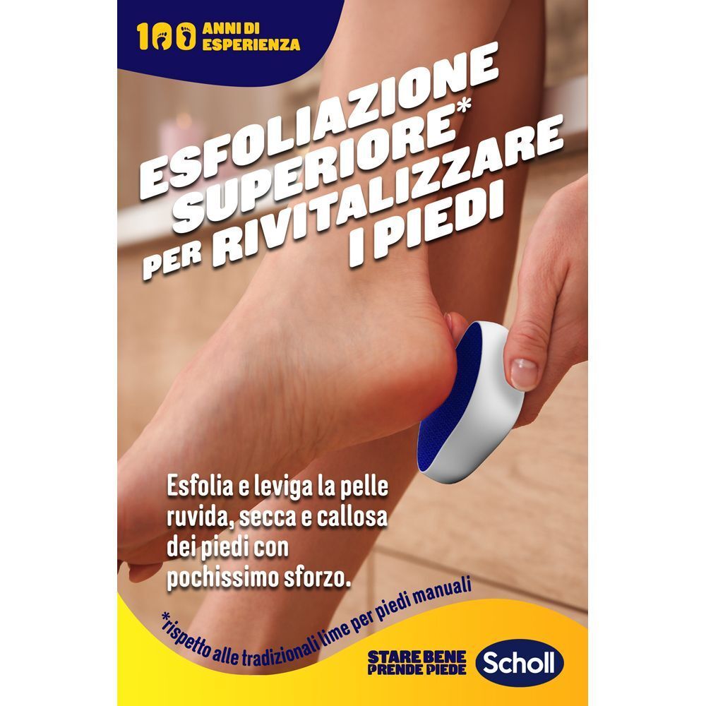 Scholl Lima Piedi Pelle Dura per la rimozione dei calli dai piedi.