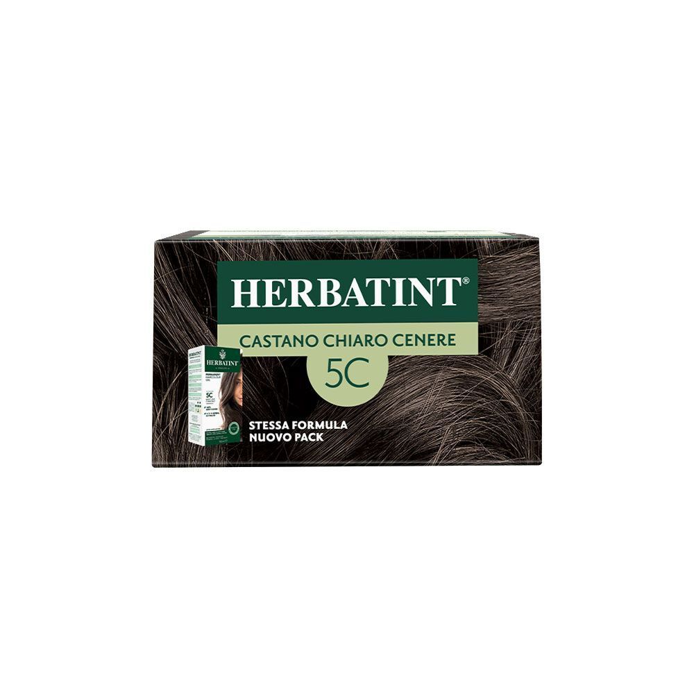 Herbatint Gel Colorante Permanente 5C Castano Chiaro Cenere. Nuovo pack.