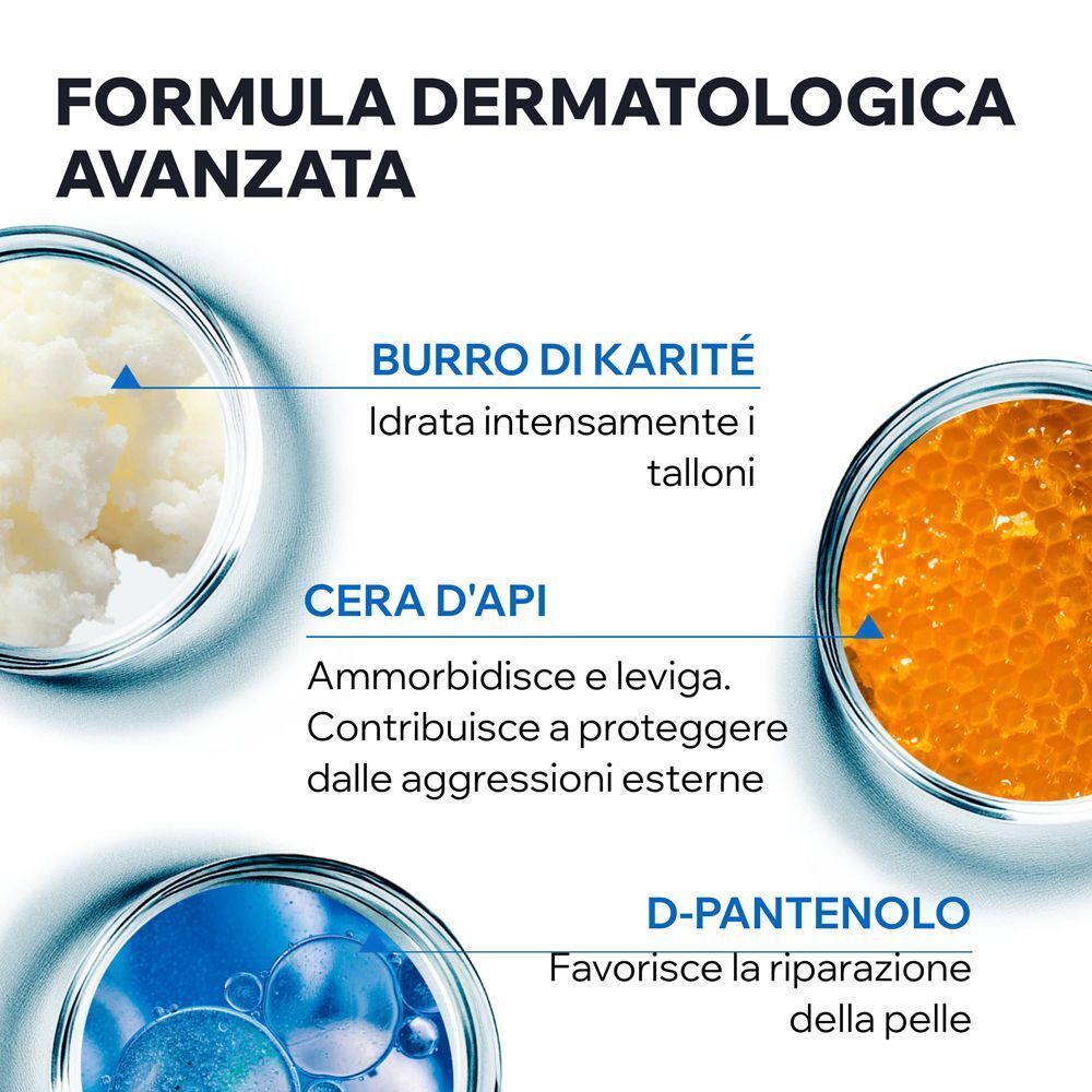 Ingredienti stick Uriage Bariéderm-Cica: Burro di Karité, Cera d'api, D-Pantenolo.