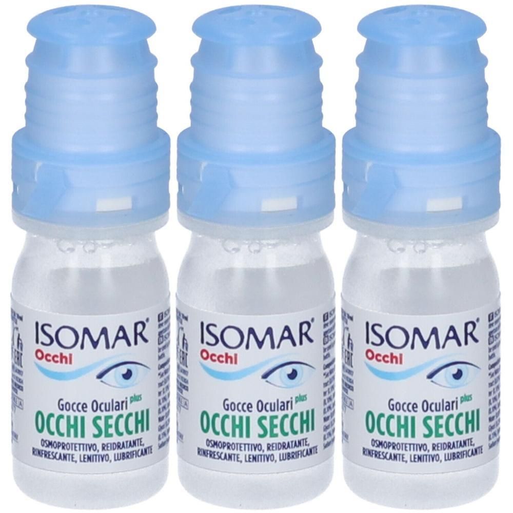 Isomar Occhi Secchi Plus Gocce Oculari Acido Ialuronico 0,20%