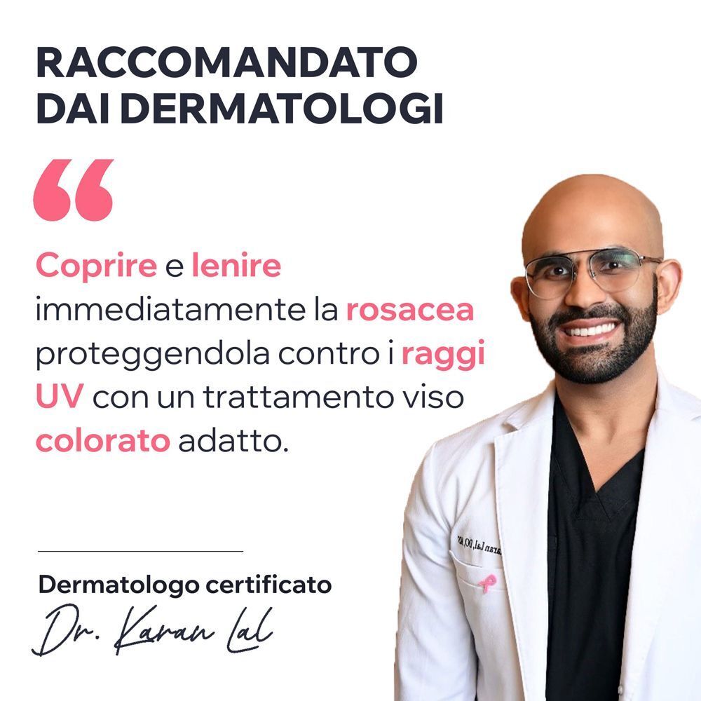 Dermatologo raccomanda crema colorata URIAGE Roseliane SPF50+.