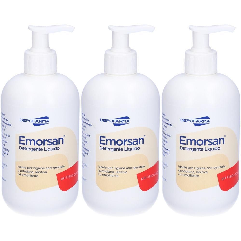 Emorsan Detergente Liquido Igiene Ano-Genitale Ph Fisiologico 500 Ml