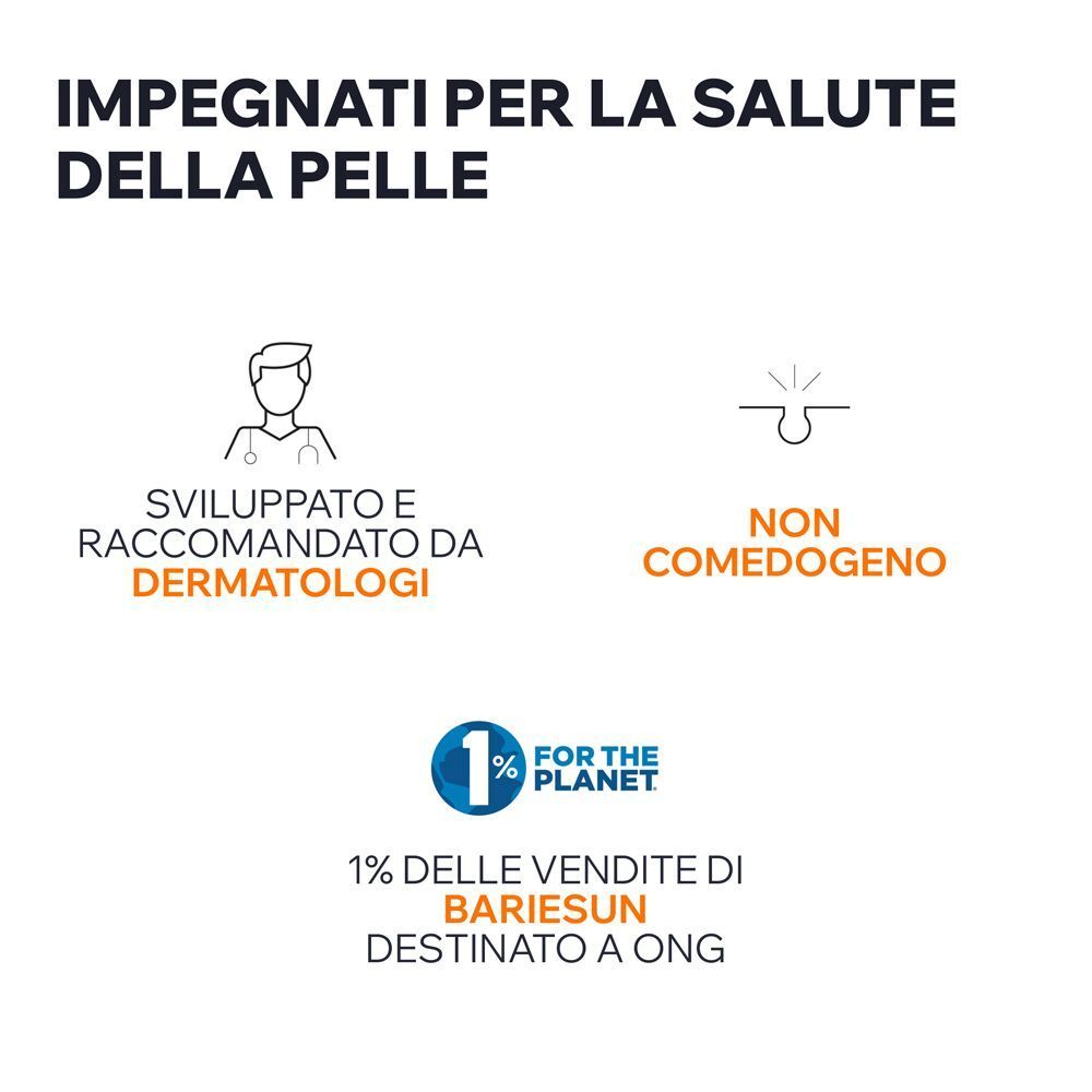 Uriage Bariésun: Sviluppato da dermatologi, non comedogeno, 1% per il pianeta.