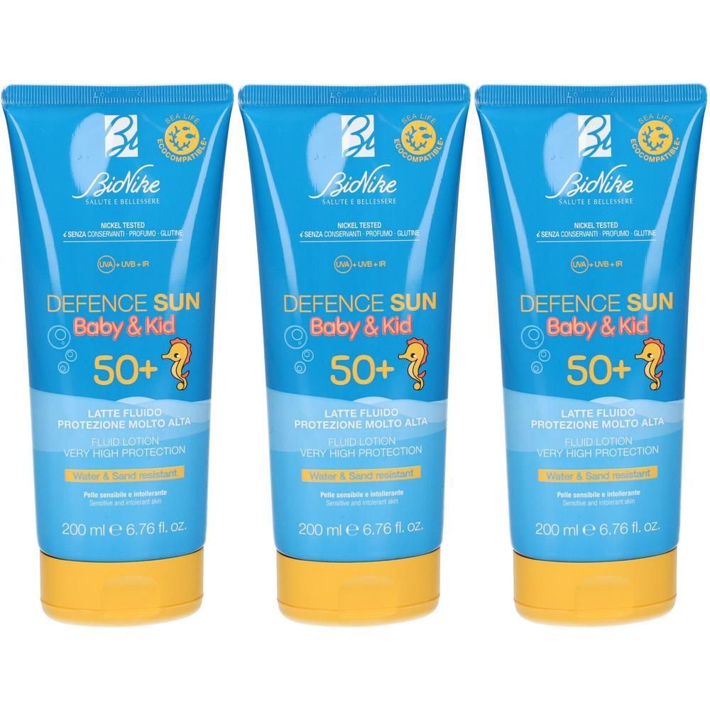Bionike Defence Sun SPF50+ Baby&Kid Latte Fluido