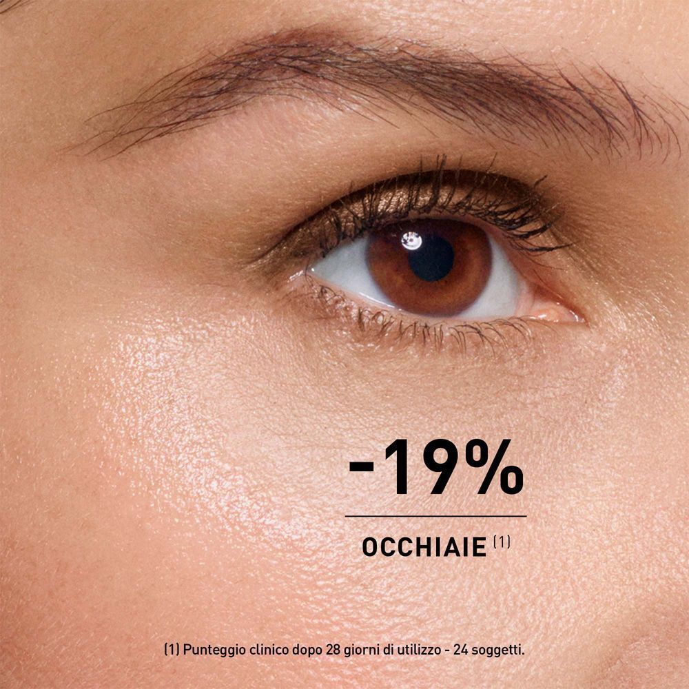 Riduzione del 19% delle occhiaie dopo l'uso di Filorga NCEF-Revitalize Eyes.