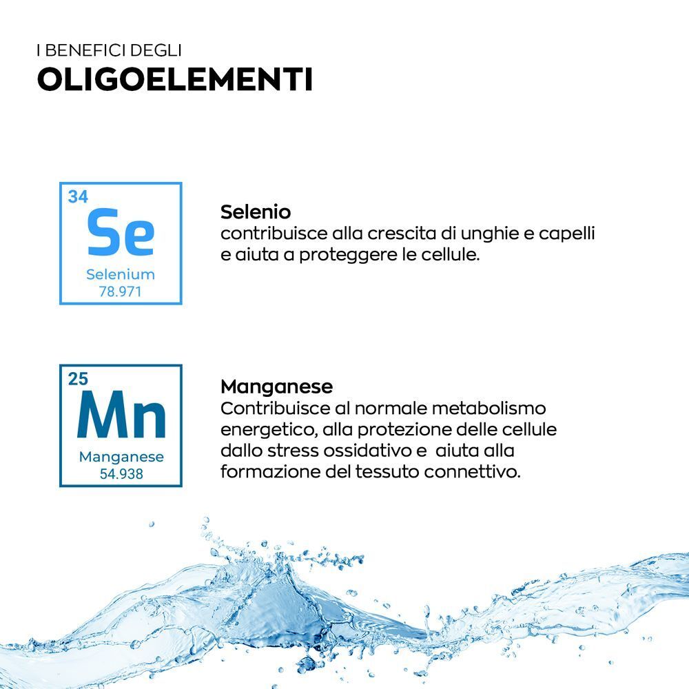 Confezione Stardea Anti-Age. Benefici del Selenio per unghie, capelli, cellule. Manganese per metabolismo.