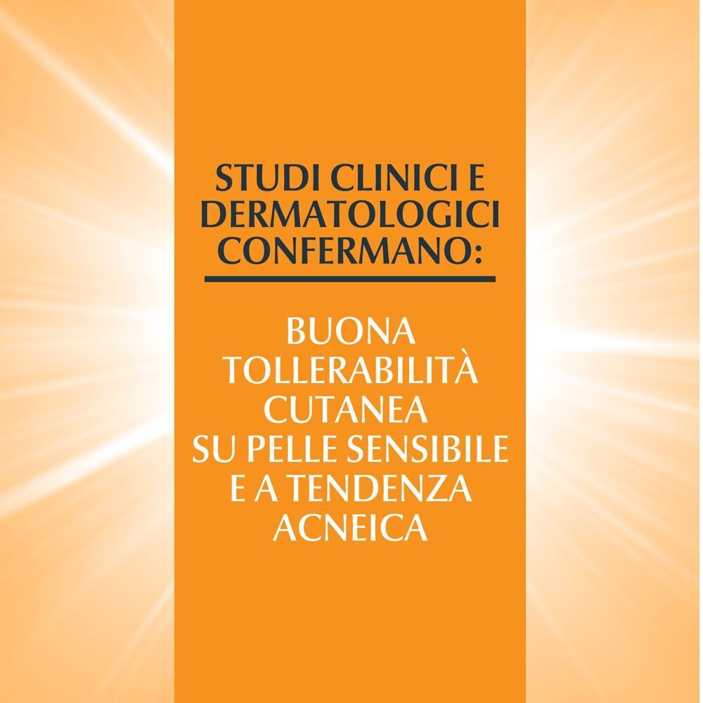 Testo: Studi clinici confermano buona tollerabilità cutanea su pelli sensibili e a tendenza acneica.
