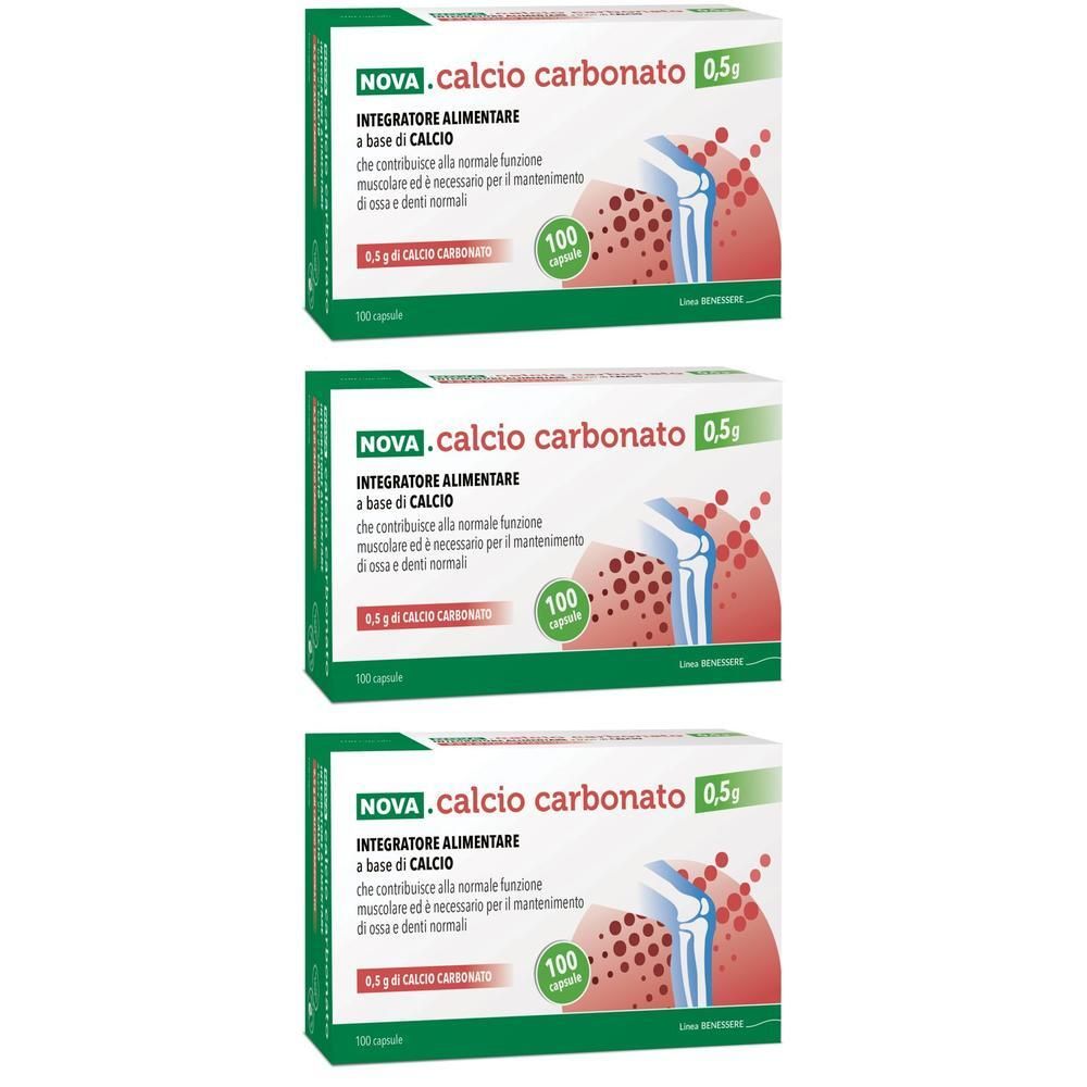 Nova Calcio Carbonato 0,5 G 100 Capsule