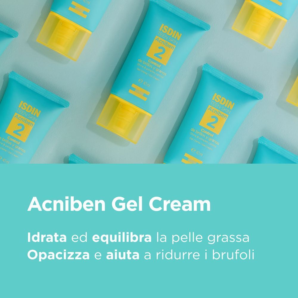 Diverse creme gel ISDIN Acniben, primo piano.