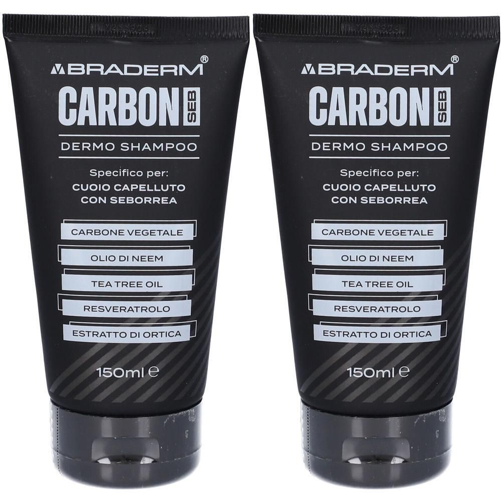 Carbon Seb Dermo Shampoo 150 Ml 2x150 ml - Redcare