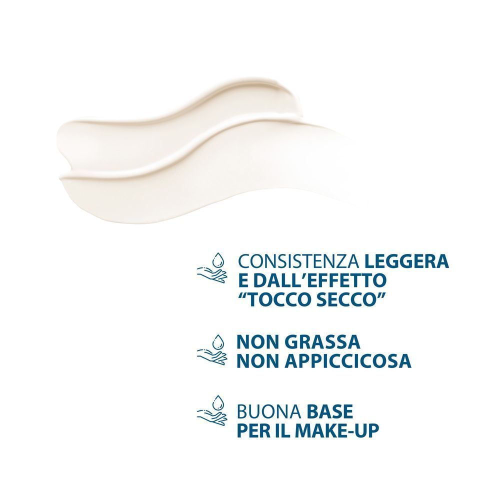 Texture leggera e non grassa di Ducray Melascreen Fluido, buona base per il trucco.