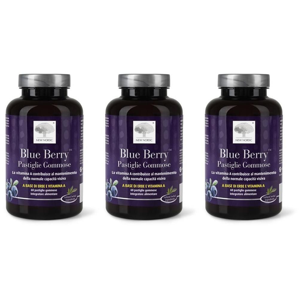 New Nordic Blue Berry Pastiglie Gommose