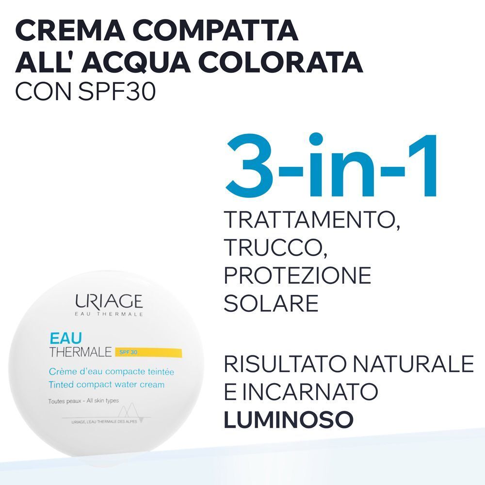 Confezione con indicazione "3-in-1": trattamento, trucco, protezione solare. Risultato naturale.