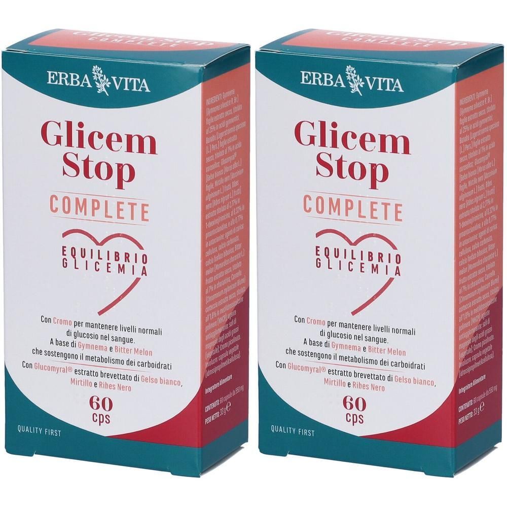 Erba Vita Glicem Stop Capsule