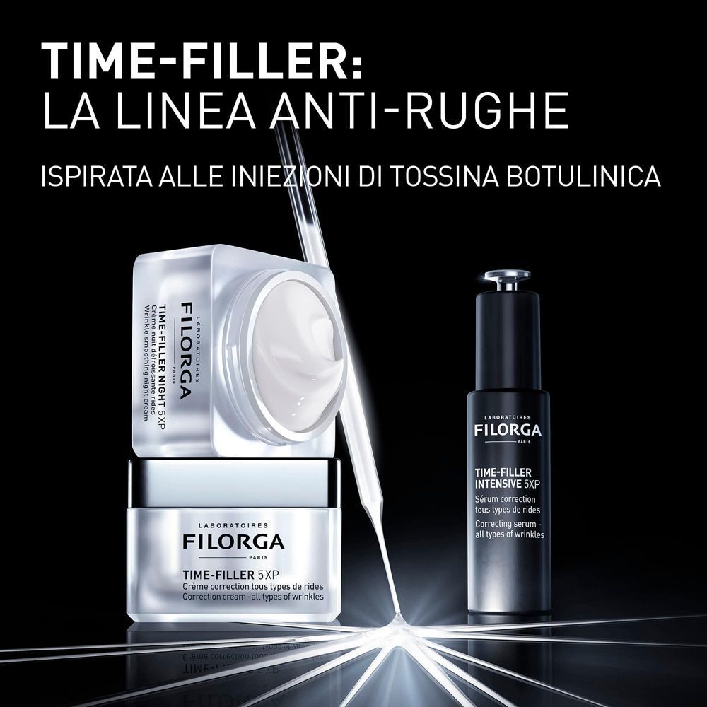 Linea Filorga Time-Filler: siero e creme, ispirati alle iniezioni di botox.