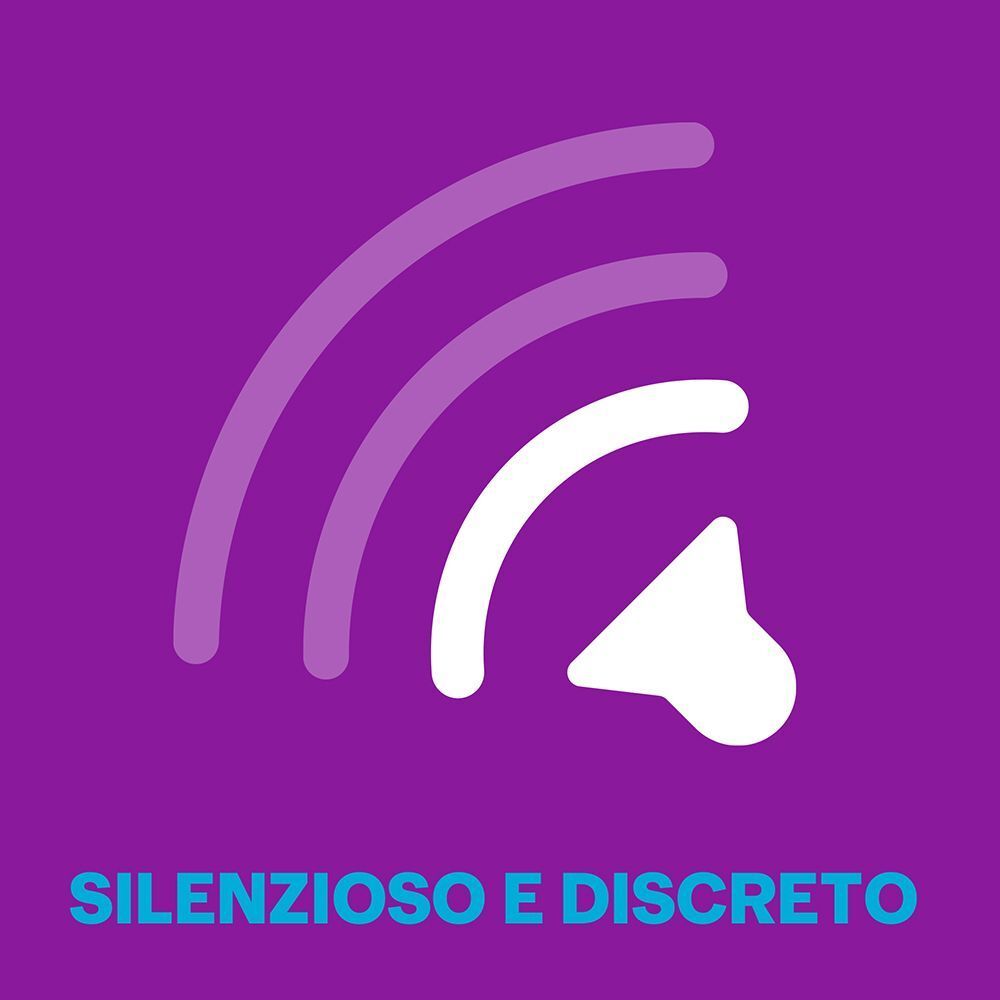 Simbolo per un funzionamento silenzioso e discreto.