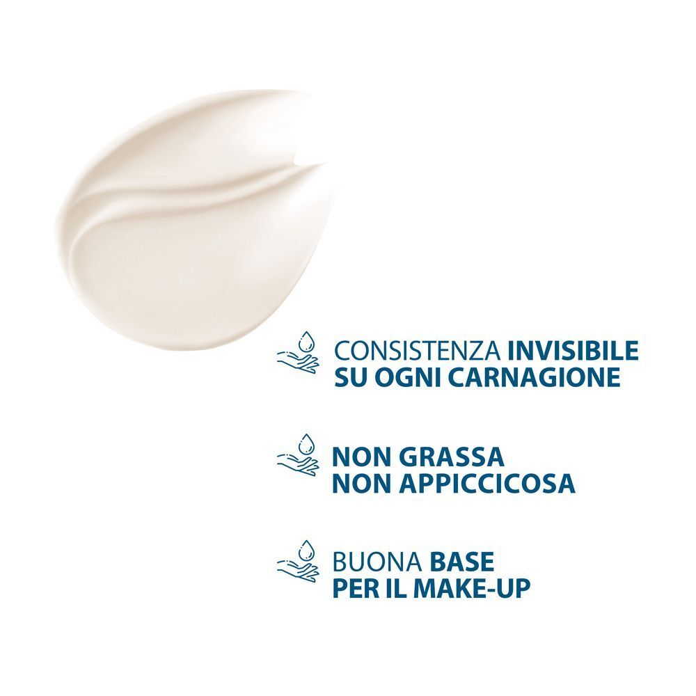 Texture della crema Ducray Melascreen: invisibile, non grassa, buona base trucco.