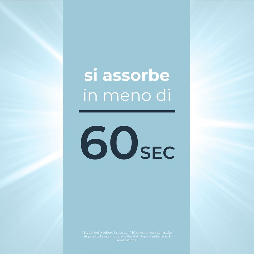 Grafica testuale: Si assorbe in meno di 60 secondi.