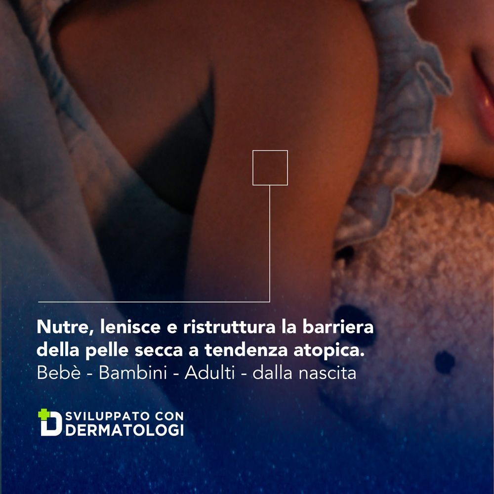 Braccio di neonato con pelle atopica trattato con A-Derma Exomega Control.
