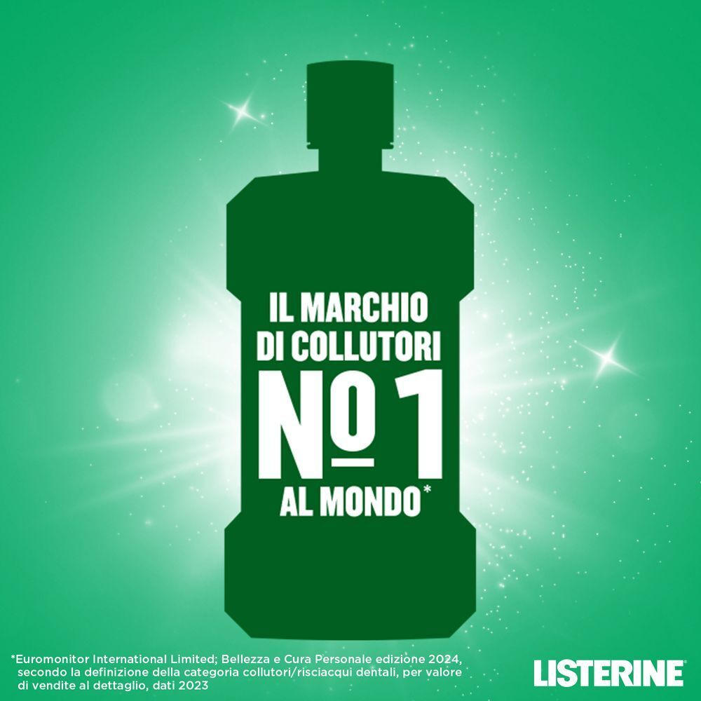 Listerine: il marchio di collutori n.1 al mondo.