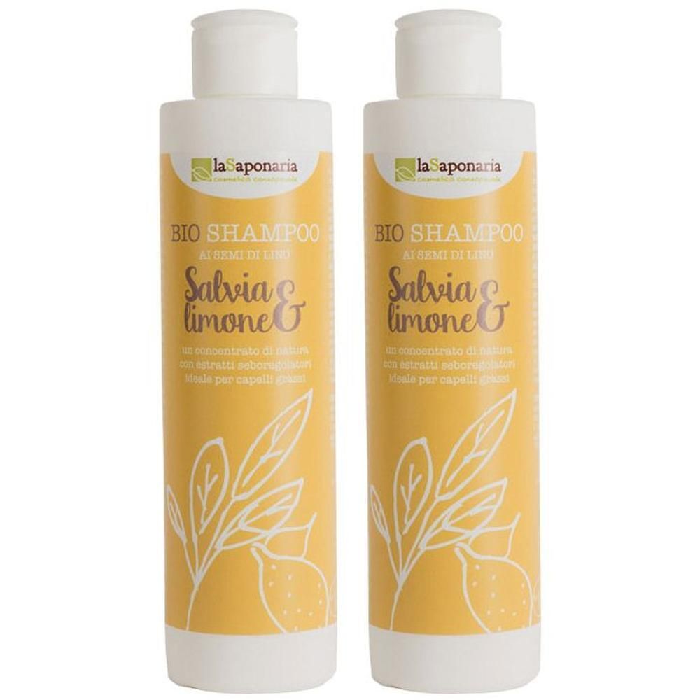 La Saponaria Bio Shampoo Salvia E Limone