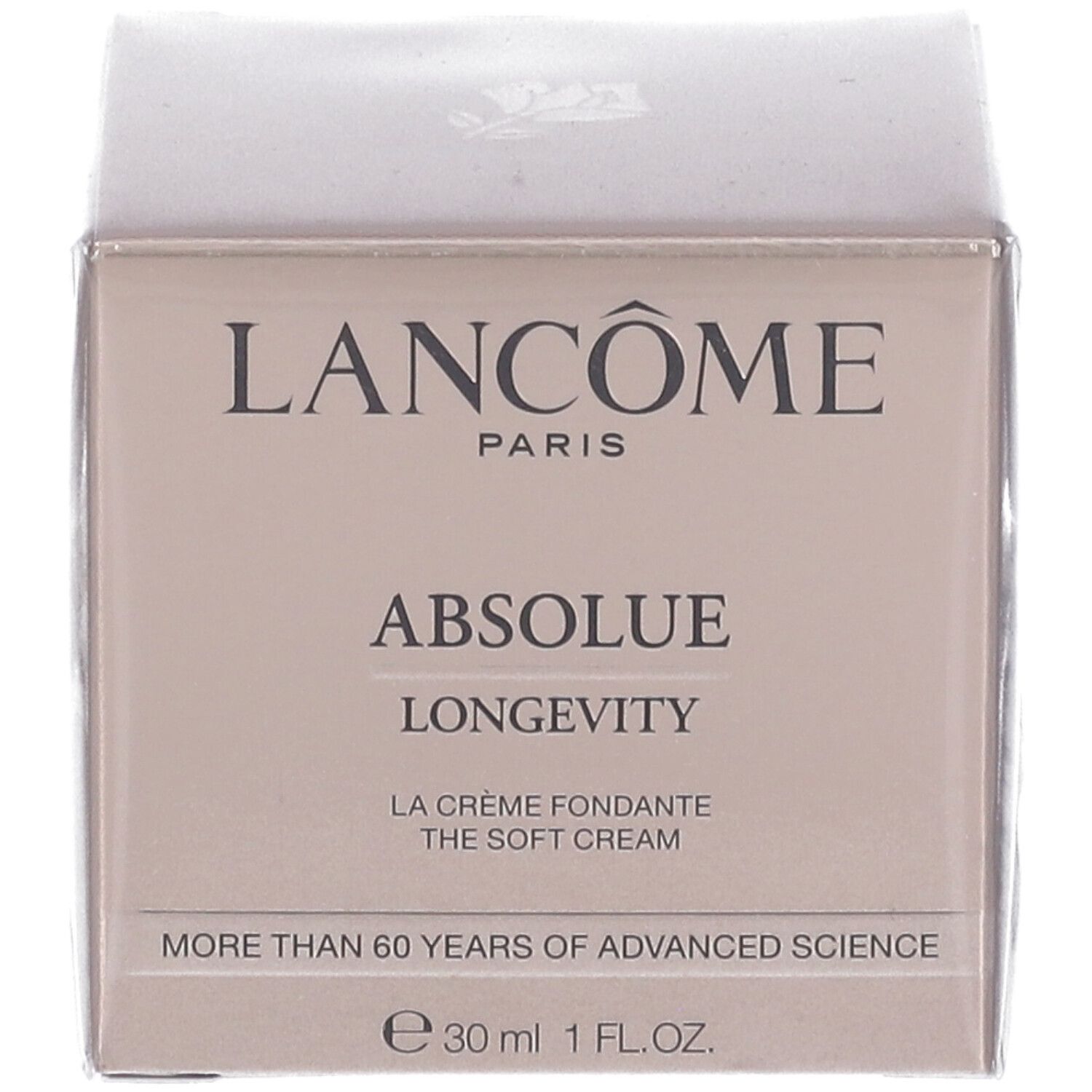 Confezione Lancôme Absolue Longevity The Soft Cream, fronte.