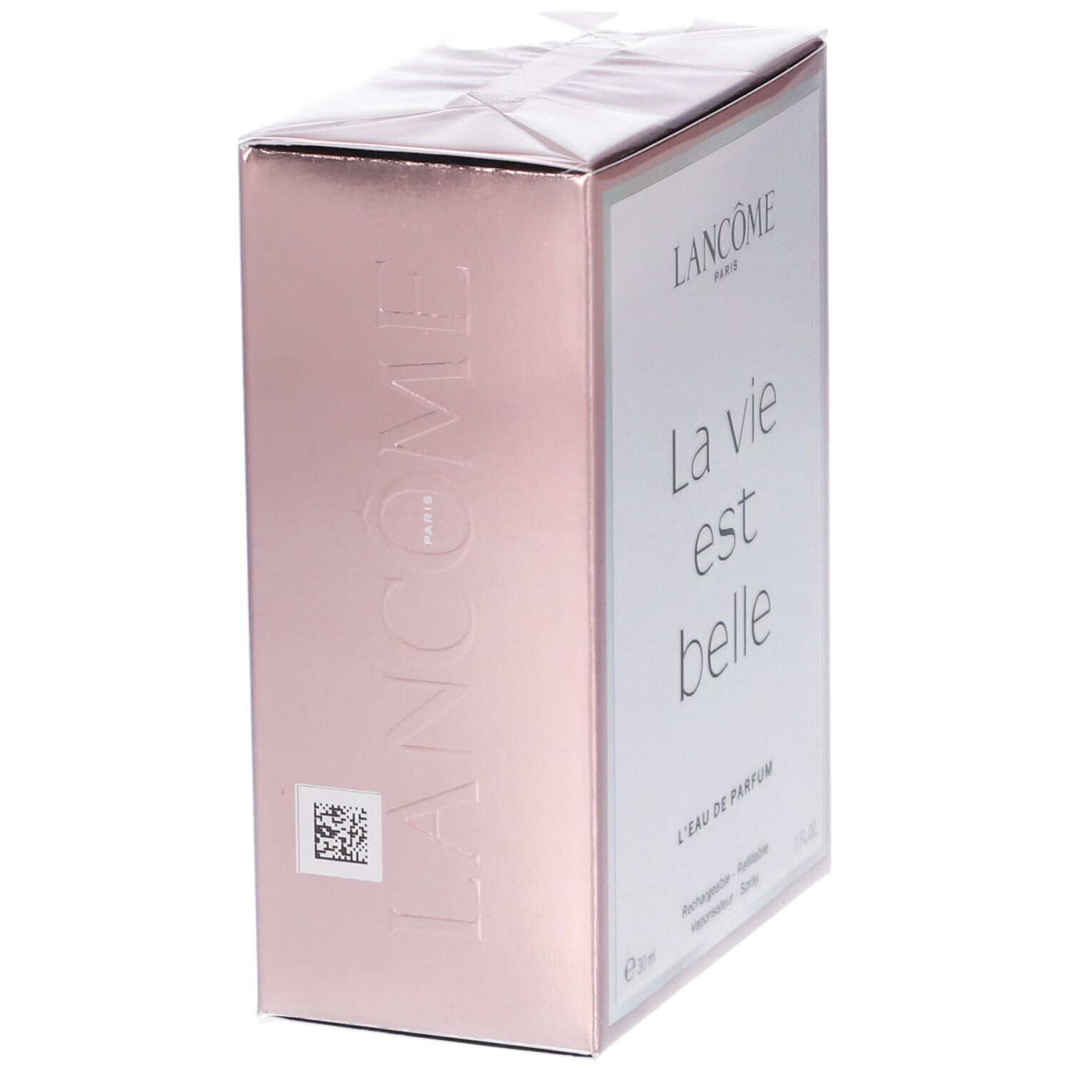 Lancôme La Vie Est Belle Eau de Parfum 30ml scatola, lato in rilievo.