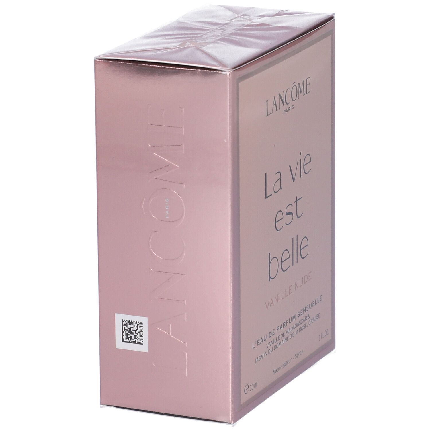 Lancôme La Vie Est Belle Vanille Nude Eau de Parfum 30ml confezione, lato.