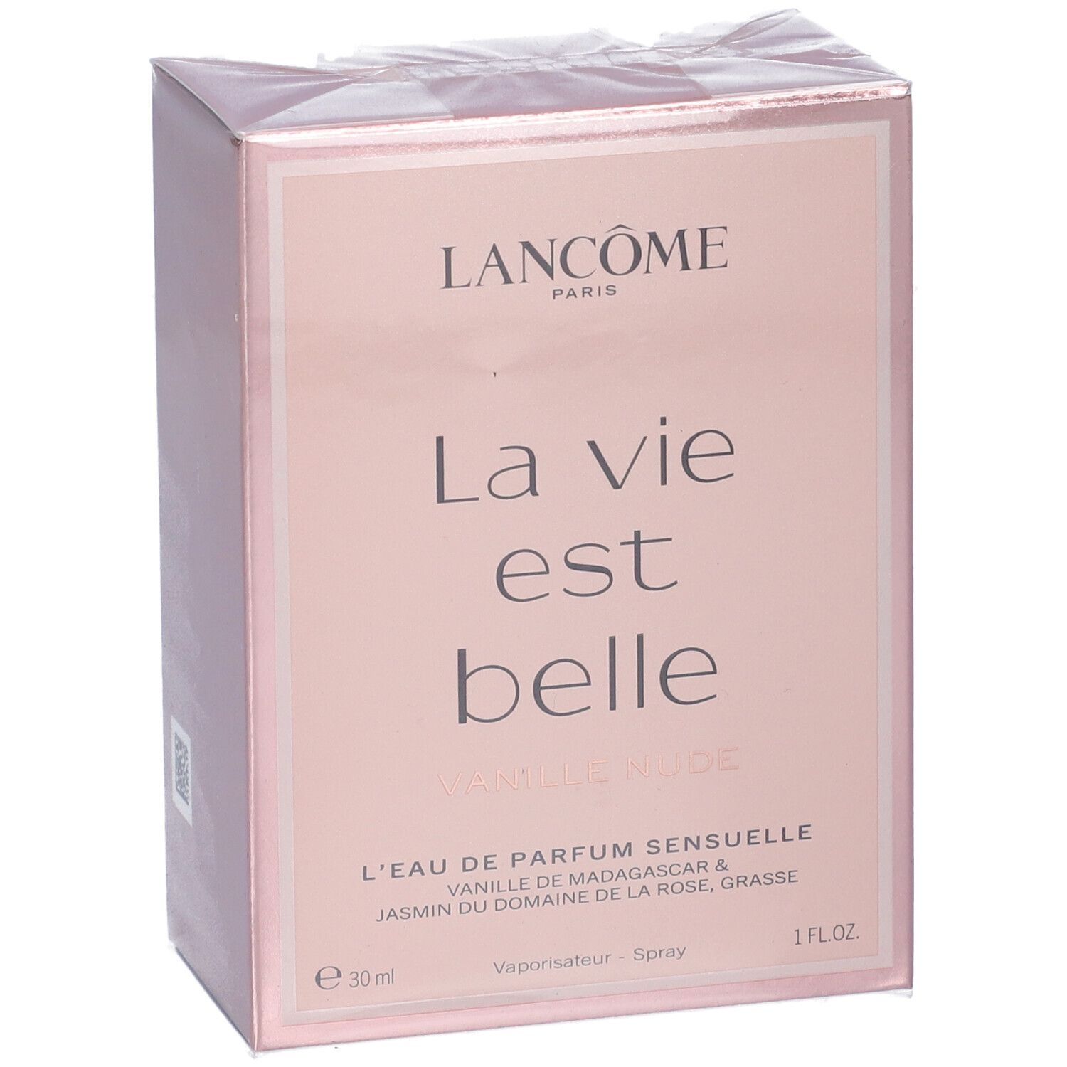 Lancôme La Vie Est Belle Vanille Nude Eau de Parfum 30ml confezione, fronte con testo.
