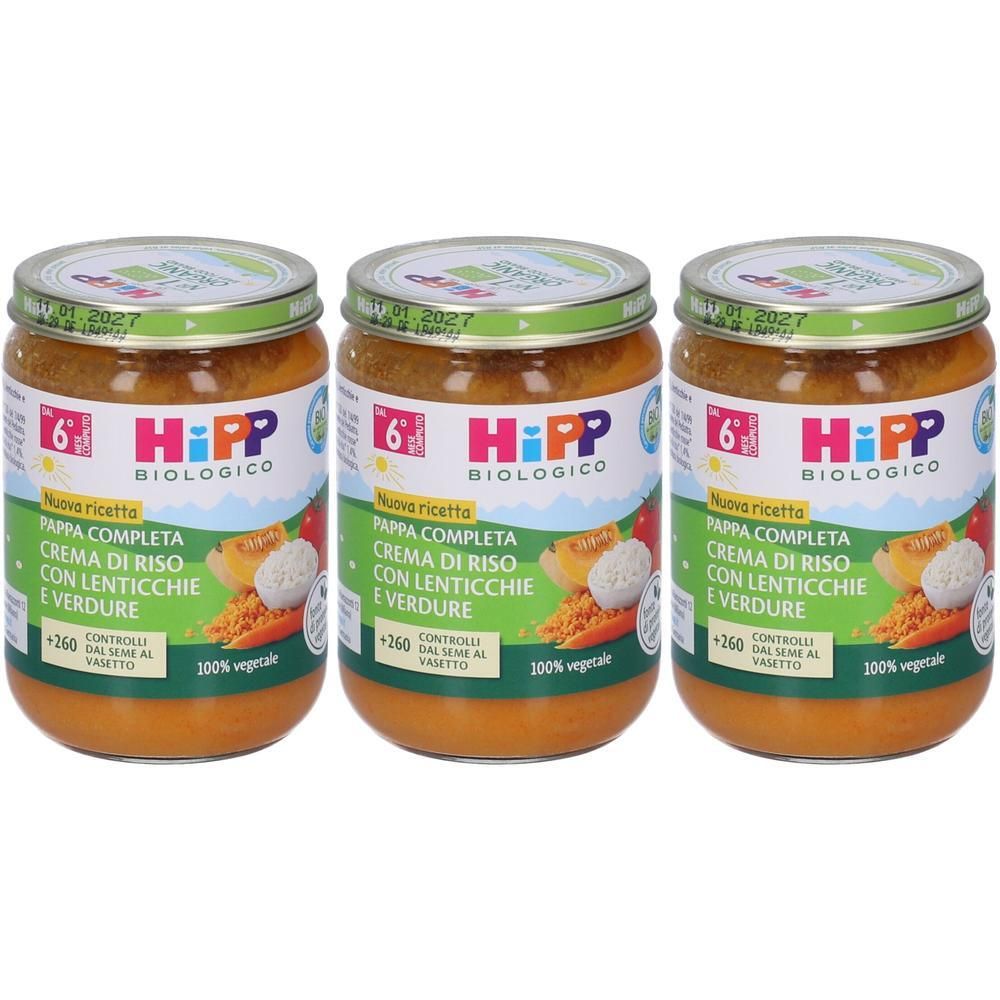 HiPP Crema di Riso con Lenticchie e Verdure