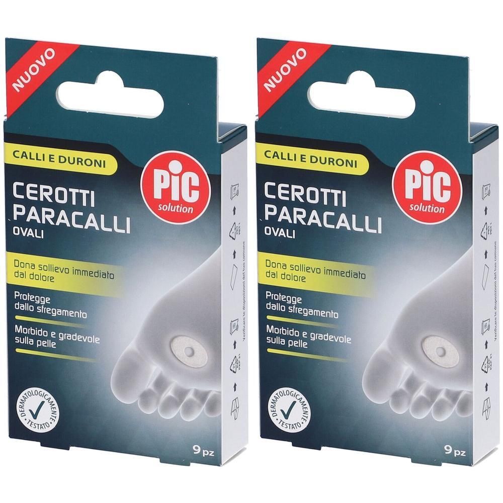PIC Cerotti Paracalli Ovali Calli e Duroni 2,8 x 1,8 cm