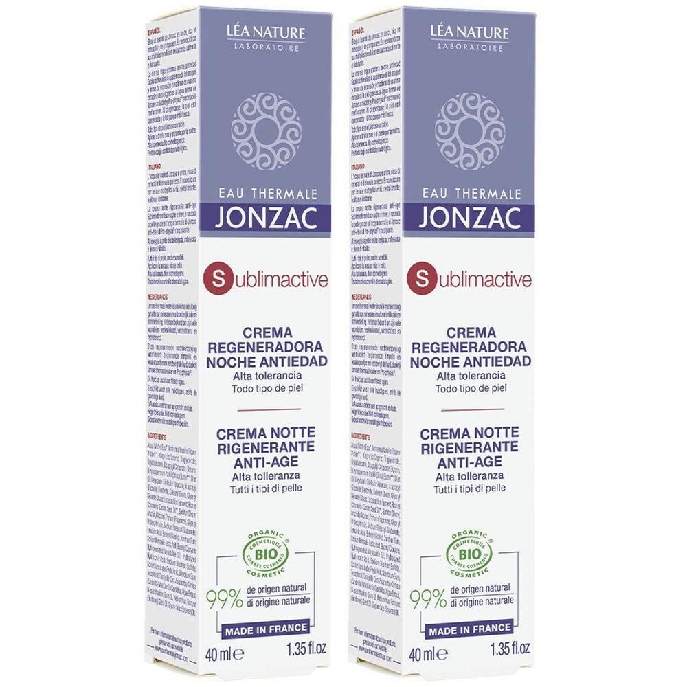 Eau Thermale Jonzac Crema Notte Rigenerante Anti-Age Sublimactive