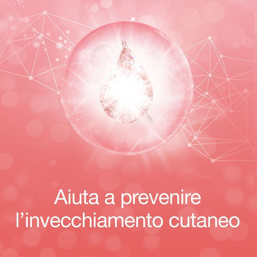 Una goccia di siero in una bolla. Aiuta a prevenire l'invecchiamento cutaneo.