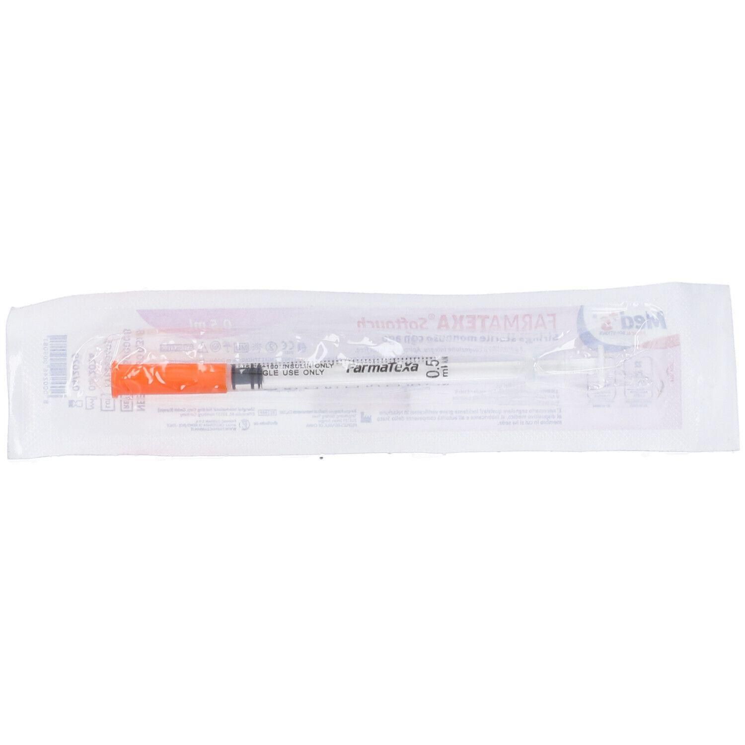 Siringa Per Insulina Farmatexa 0,5Ml Con Ago Gauge 30 8Mm