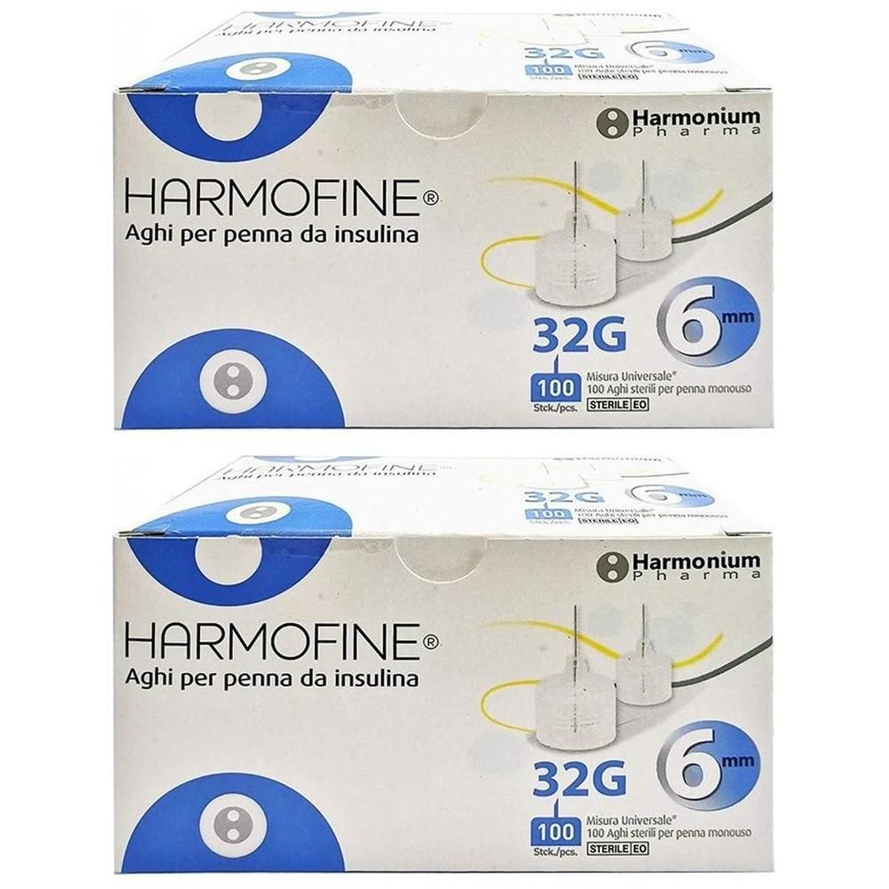 Harmofine Aghi per Penna da Insulina 32G 6mm