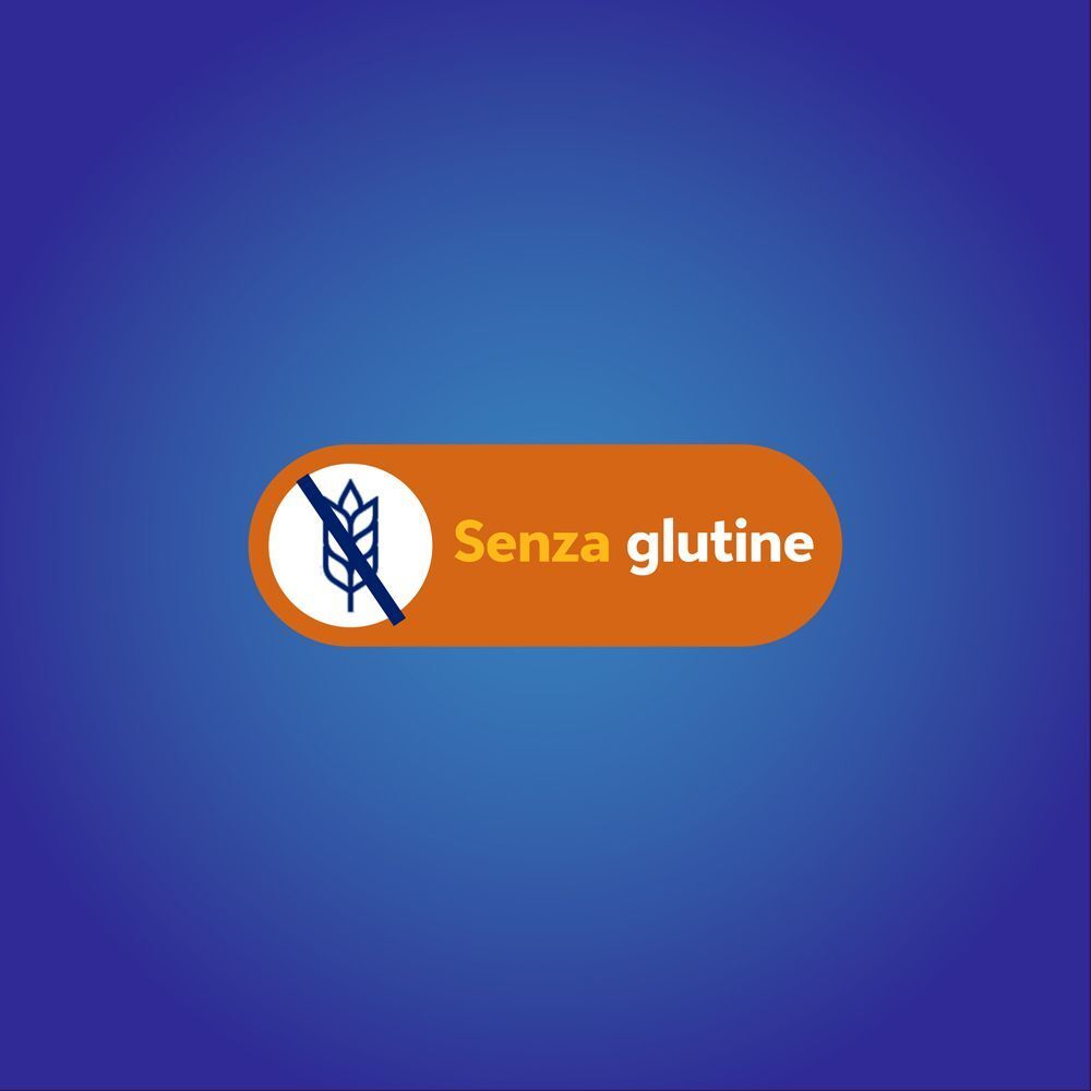 Icona e testo indicano: Senza glutine.