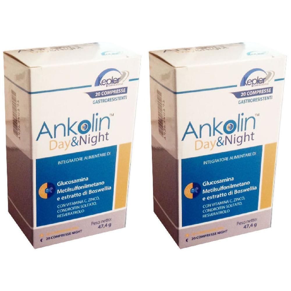 Ankolin Day&Night 20 Compresse Gastroresistenti Day + 20 Compresse Gastroresistenti Night
