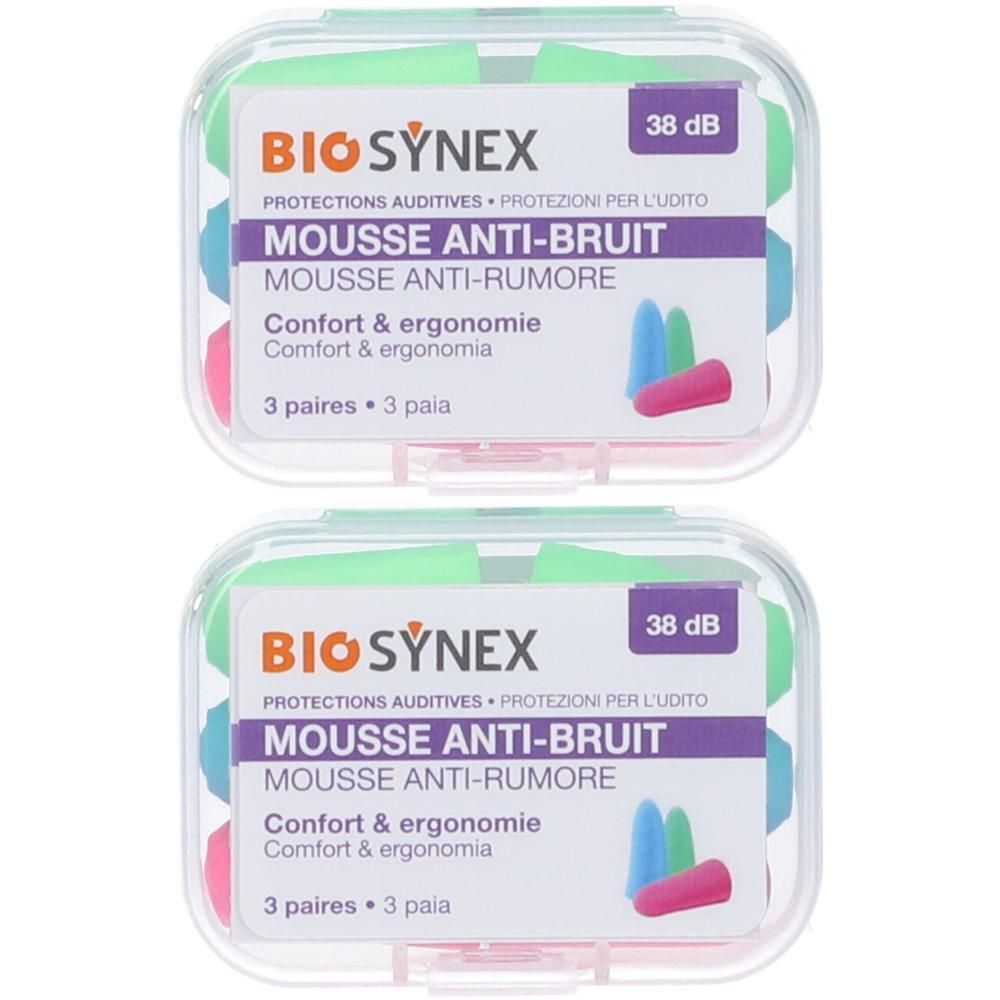 Biosynex Protezione Uditiva Mousse 3 Paia