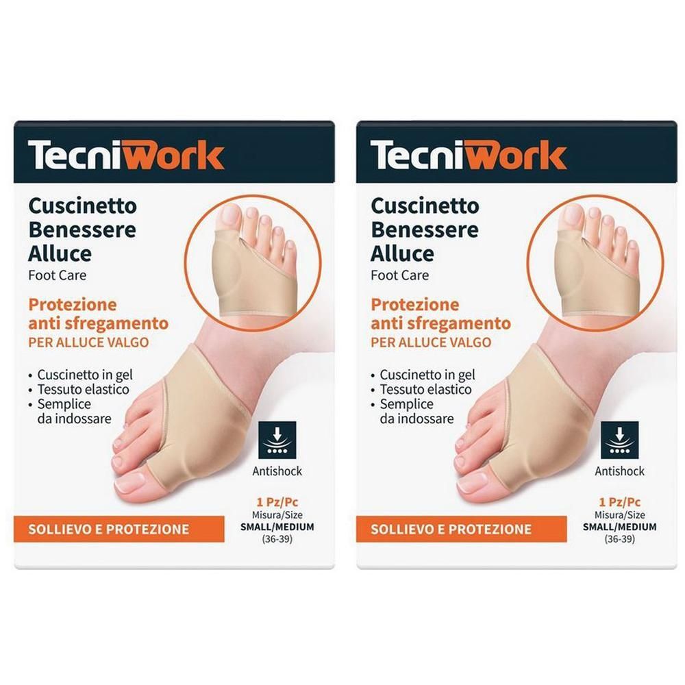 Tecniwork Cuscinetto Benessere Alluce Valgo Misura S/M (36-39)