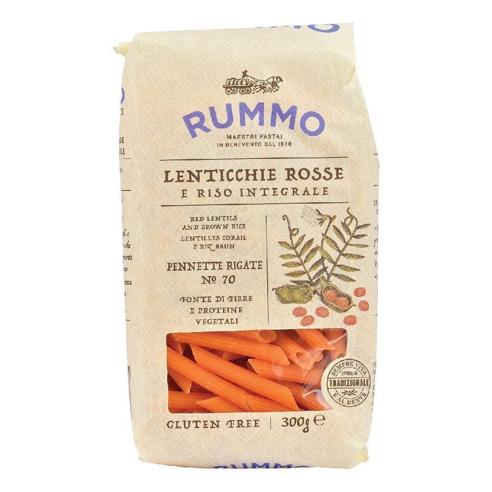 Lenticchie Rosse E Riso Integrale Pennette Rigate N°70