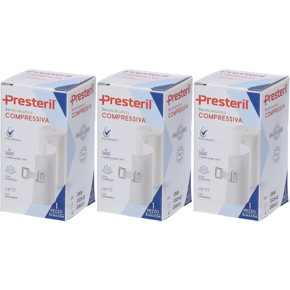 Medipresteril Benda Elastica Compressiva 6 cm x 4,5 m