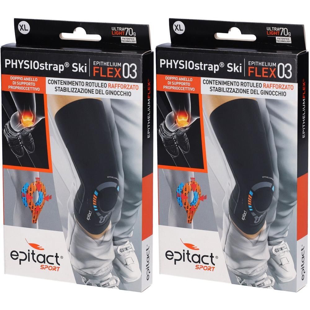 Epitact Sport Ginocchiera Physiostrap® Ski Taglia XL