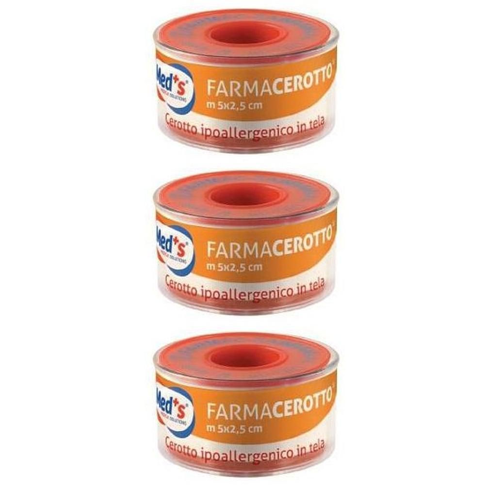Cerotto Meds Ipoallergenico Tela 500X1,25 Cm
