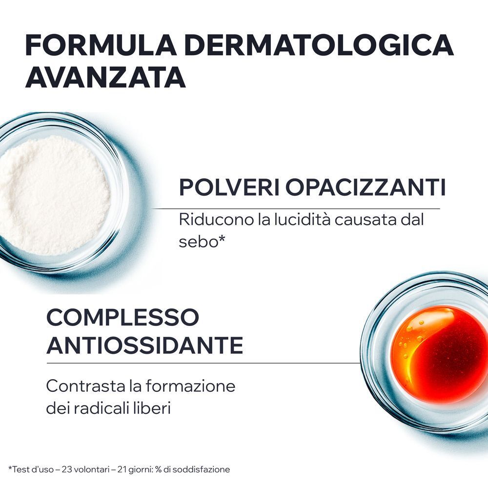 Uriage Bariésun Aqua Fluid: polveri opacizzanti e complesso antiossidante per formula avanzata.