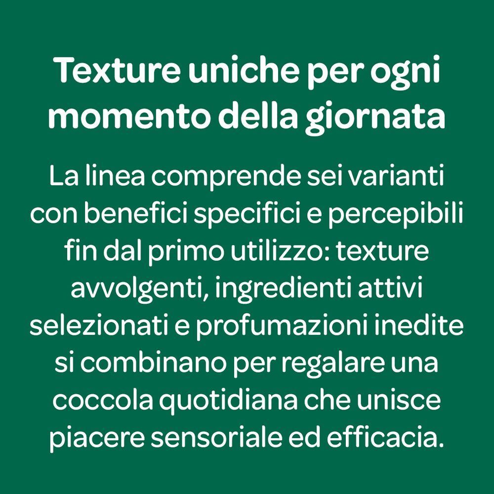 Testo sulle texture uniche per ogni momento della giornata.