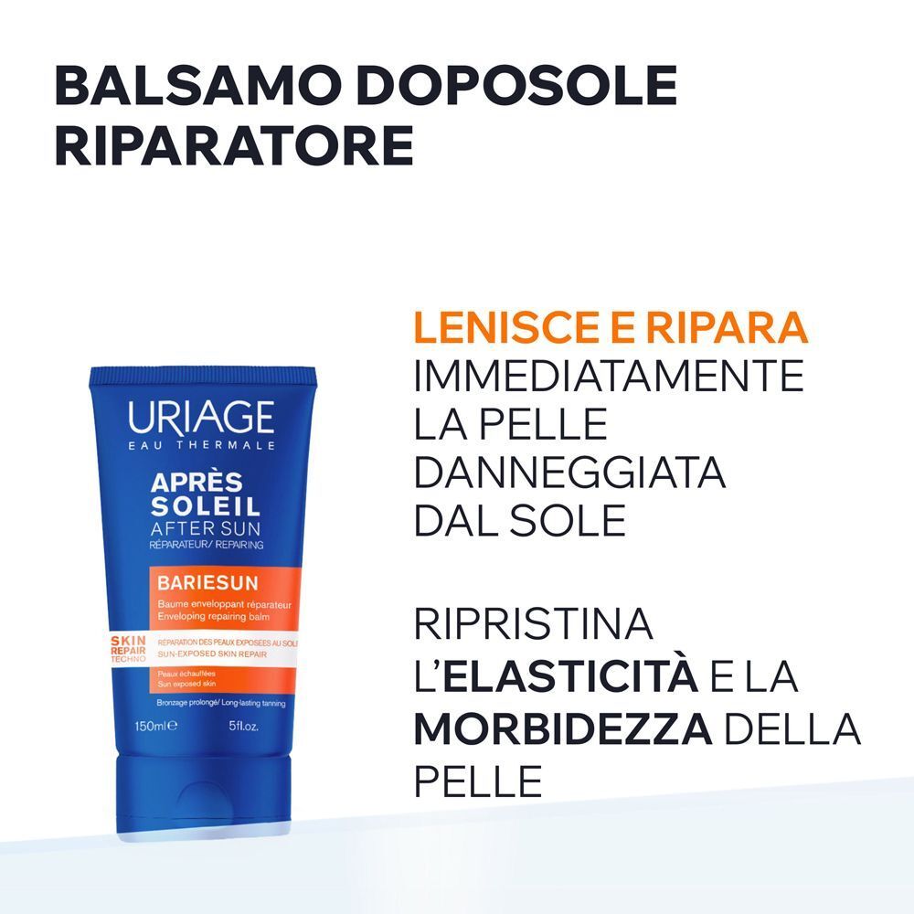Il balsamo doposole Uriage Bariésun lenisce e ripara la pelle danneggiata dal sole.