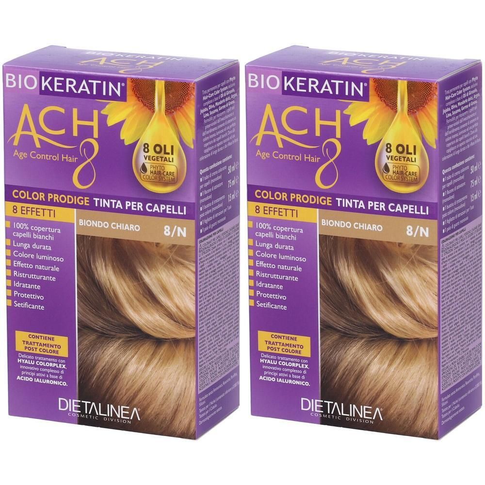 Biokeratin Ach8 Tinta Capelli 8/N Biondo Chiaro