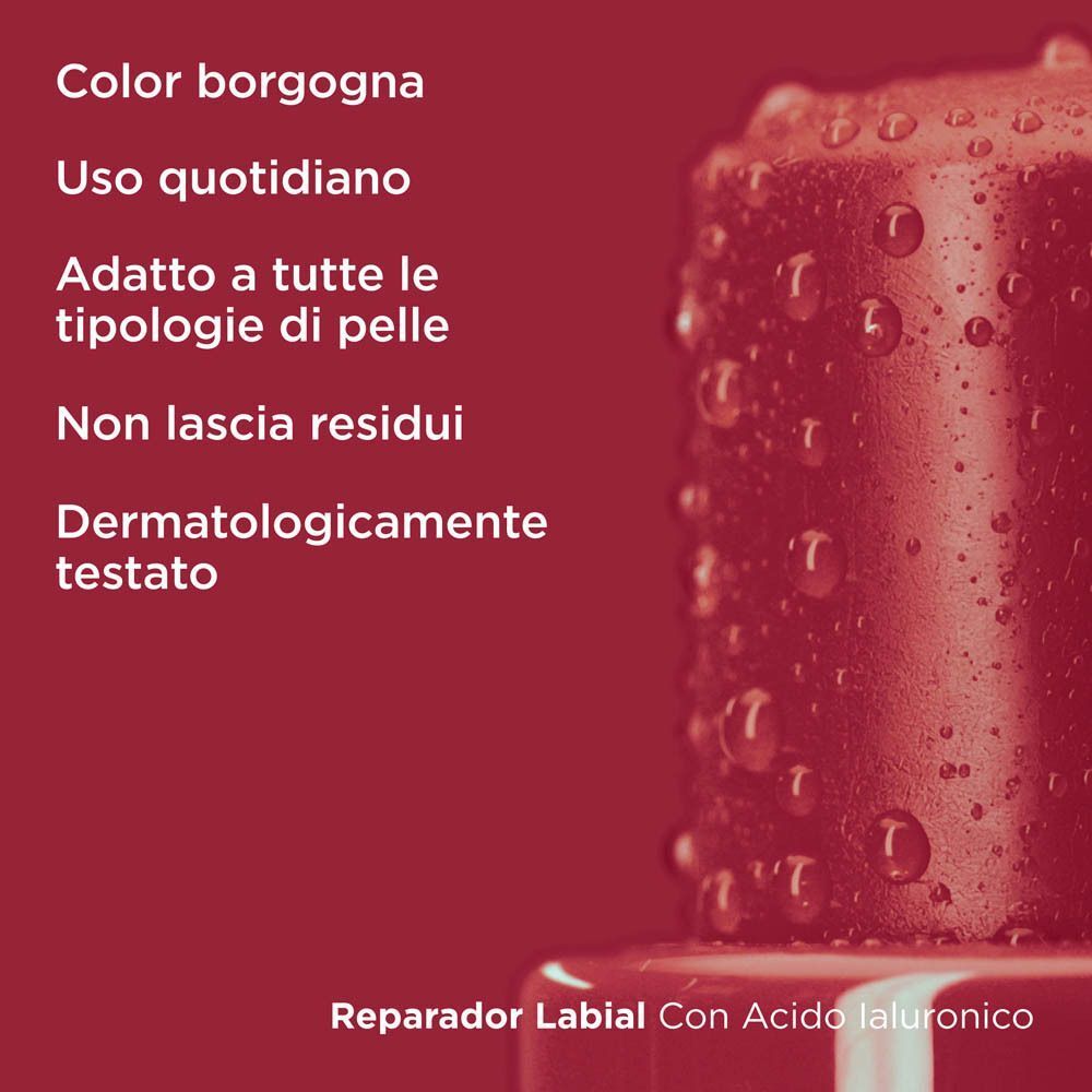 Balsamo labbra ISDIN: uso quotidiano, per tutti i tipi di pelle, testato dermatologicamente.