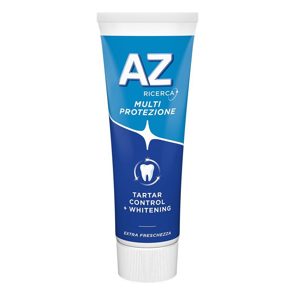 Dentifricio AZ Tartar Control + Whitening, Multi Protezione, in tubo.